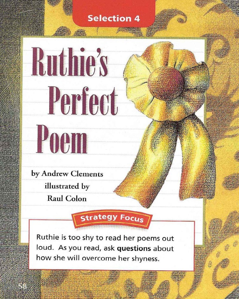 Cover of Ruthie's Perfect Poem